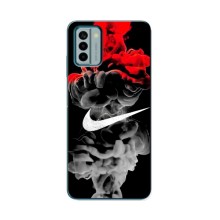 Силиконовый Чехол на Nokia G22 с картинкой Nike (Nike дым)