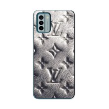 Текстурный Чехол Louis Vuitton для Нокиа Джи 22 (Бежевый ЛВ)