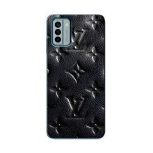 Текстурный Чехол Louis Vuitton для Нокиа Джи 22 (Черный ЛВ)