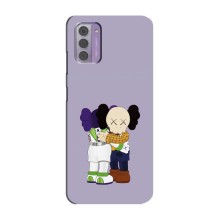 Чехлы для Nokia G42 - Bearbrick Louis Vuitton (PREMIUMPrint) (Дружба Беарбрик)