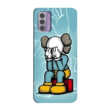 Чехлы для Nokia G42 - Bearbrick Louis Vuitton (PREMIUMPrint) (Плач Bearbrick)