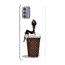 Чехлы Луи Витон для Nokia G42 (AlphaPrint - LOUIS VUITTON) (кофе LOUIS VUITTON)