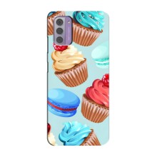 Чохли з фруктами для Nokia G42 (VPrint) (Кексики)