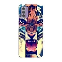 Чохли з зображенням різних тварин на Nokia G42 (Яскравий Тигр)