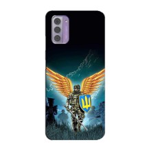 Чехлы с картинкой ЗСУ для Nokia G42 (AlphaPrint) (Солдат ЗСУ)