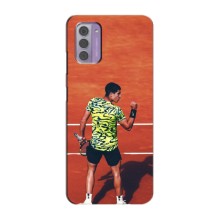 Чехлы с принтом Спортивная тематика для Nokia G42 – Алькарас Теннисист