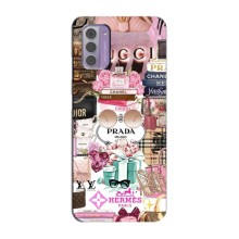 Чехол (Dior, Prada, YSL, Chanel) для Nokia G42 (Бренды)