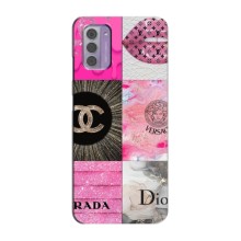 Чехол (Dior, Prada, YSL, Chanel) для Nokia G42 – Модница