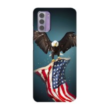 Чохол Прапор USA для Nokia G42 (Орел і прапор)