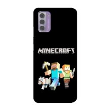 Чохол Майнкрафт на Nokia G42 (AlphaPrint) Minecraft (герої Minecraft)