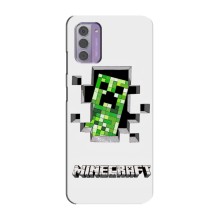 Чохол Майнкрафт на Nokia G42 (AlphaPrint) Minecraft (кріпер Майнкрафт)