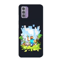 Чохол Майнкрафт на Nokia G42 (AlphaPrint) Minecraft (персонажі Minecraft)
