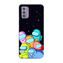 Чохли Амонг Ас для Nokia G42 (AlphaPrint) (Скіни в космосі)