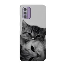Чохол з малюнком кіт на Nokia G42 (Пара котів)