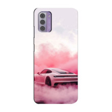 Чохол з авто Порше для Nokia G42 – Рожевий Порше