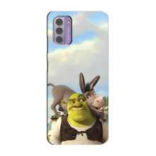 Чохол з мультфільмом Шрек на Nokia G42 – Шрек і осел