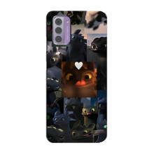 Чехол как приручить дракона на Nokia G42 – Дракон коллаж