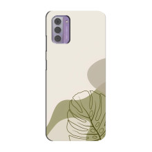 Силиконовый чехол с принтом в цветах на Nokia G42 – Монстера зелёная