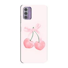 Чохол з розовим принтом для Nokia G42 (Рожеві вишні)