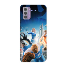 Чехол с принтом Фантастическая четверка для Nokia G42 – Герои Фантастической четверки
