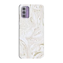 Мраморний чехол на Nokia G42 (VPrint) (Білий мрамор)