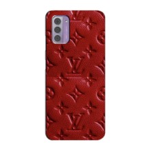 Текстурный Чехол Louis Vuitton для Нокиа Джи 42 – Красный ЛВ