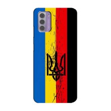 Украинские Чехлы для Nokia G42 с картинкой УПА (AlphaPrint) (Прапор УПА)