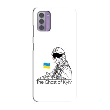 Захисні чохли (Призрак Киева) для Nokia G42 (AlphaPrint) (Льотчик Києва)