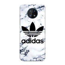 Чехлы Адидас для Nokia G50 (AlphaPrint) (Адидас на мраморе)