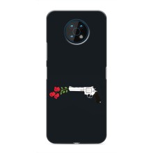 Чехлы (ART) Цветы на Nokia G50 (VPrint) (Неожиданные цветы)