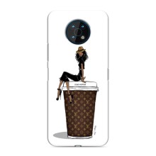 Чехлы Луи Витон для Nokia G50 (AlphaPrint - LOUIS VUITTON) (кофе LOUIS VUITTON)