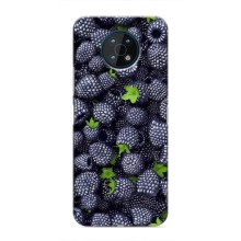 Чехлы с Фруктами для Nokia G50 (VPrint) (Ежевика)