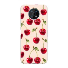 Чехлы с Фруктами для Nokia G50 (VPrint) (Вишня)