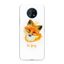Чехлы с картинкой Лисички для Nokia G50 (VPrint) (Девочка Лиса)