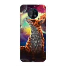 Чехлы с картинкой Лисички для Nokia G50 (VPrint) (Лисица в космосе)
