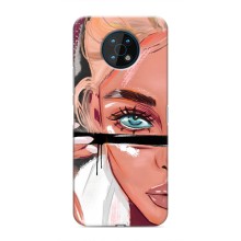 Чехол с печатью для Nokia G50 - (Мода) (AlphaPrint) – Макияж