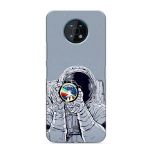 Чехол NASA для Nokia G50 (AlphaPrint) (Космонавт фото)