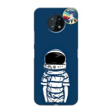 Чехол NASA для Nokia G50 (AlphaPrint) (Мальчик в шлеме)