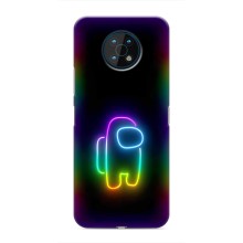 Чехол Амонг Ас для Nokia G50 (AlphaPrint) (Яркий скин)