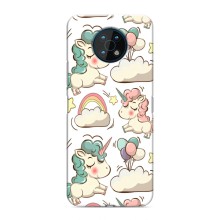 Чехол для Нокиа G50 - (Единорожки - Новинки) (AlphaPrint) (Единорожки)