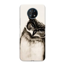 Чехол с птицами на Nokia G50 (VPrint) (Сова)