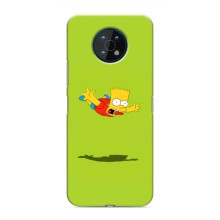 Чехол с Симпсонами для Nokia G50 (VPrint) (Барт Симпсон)