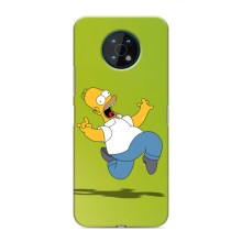Чехол с Симпсонами для Nokia G50 (VPrint) (Гомер Симпсон)
