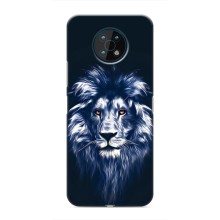 Чехол со Львом для Nokia G50 (VPrint) (Синий Лев)