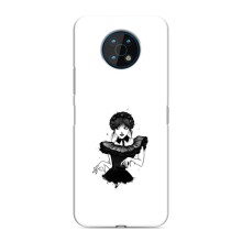 Чехлы Венсдей на Nokia G50 Уэнсдей (AlphaPrint) (танец Уэнздей)