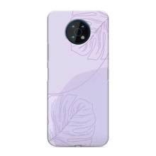Чохол квітковий дизайн для Nokia G50 – Монстера фіолетова