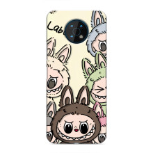Чехол с Лабубу на Nokia G50 – Коллаж Лабубу