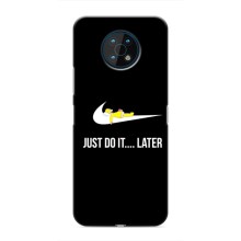 Чохол з логтипом Найк на Nokia G50 (Nike just do it)