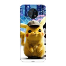 Чехол с Пикачу на Nokia G50 (Пикачу в городе)