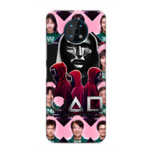 Чохол Гра в кальмара для Nokia G50 – Персонажі гри кальмара